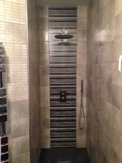 Rénovation d' une salle d' eau ,douche à l' italienne sur la commune de Charvieu Chavagneux