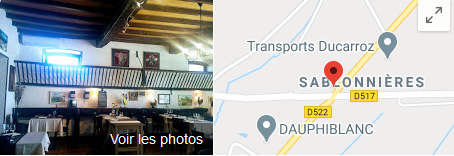 Restaurant de la gare sur la commune de Soleymieu en Région Rhône Alpes