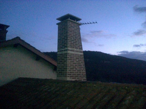 Reprise conduit de cheminée sur Morestel