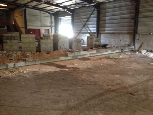 Constuction des murs en agglo